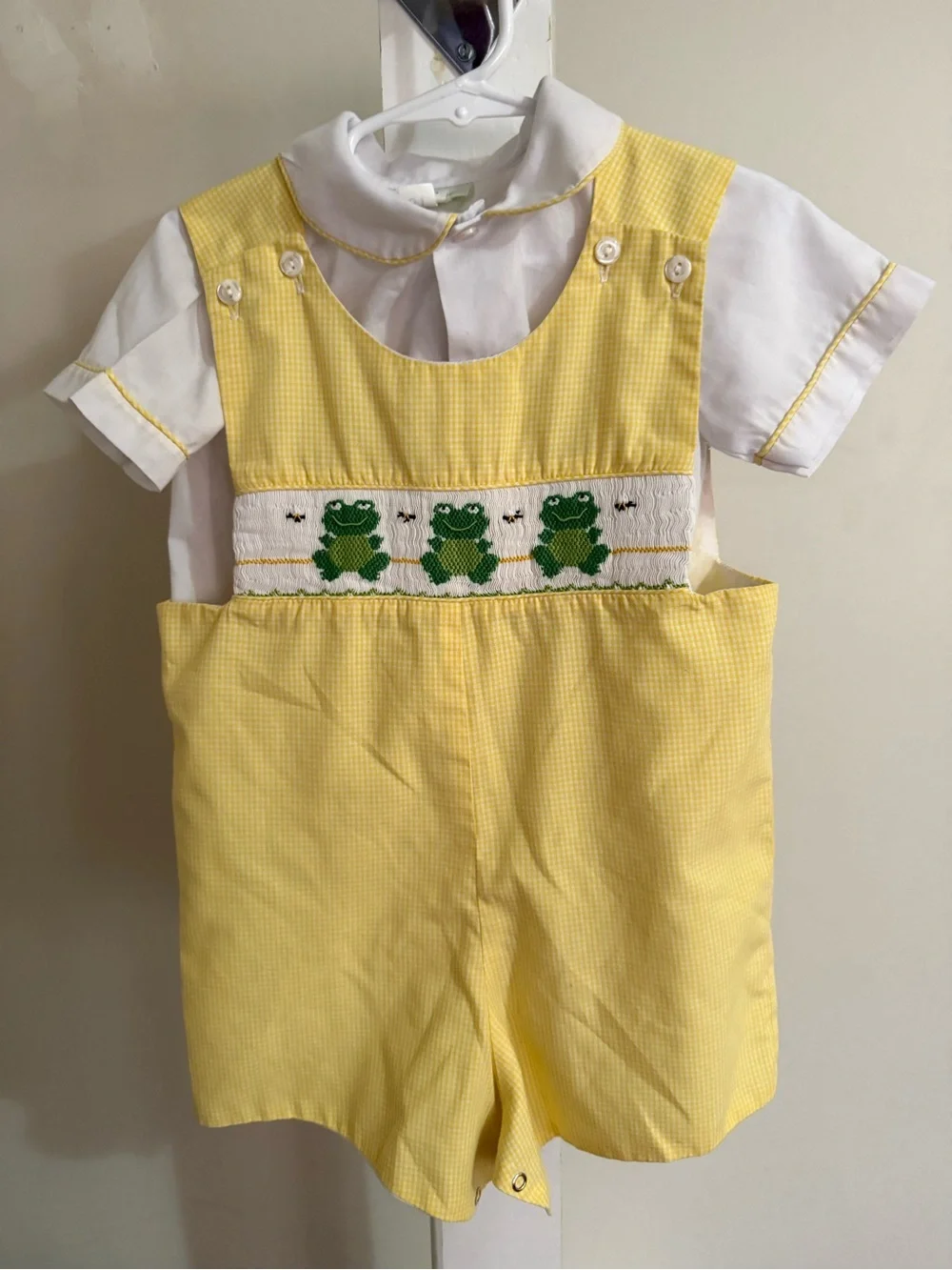 Be Mine Smocked Frog Outfit